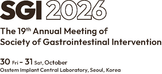 SGI 2026. The 19th Annual Meeting of Society of Gastrointestinal Intervention. 30 Fri - 31 Sat, October. Osstem Implant Central Laboratory, Seoul, Korea