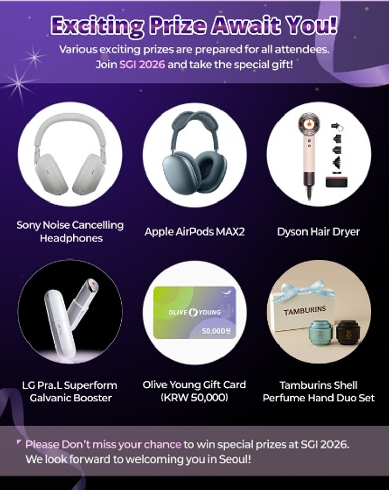 SGI 2026 Special Event Prizes